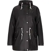 Schmuddelwedda Chaqueta de entretiempo negro / blanco