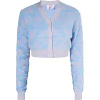 Mymo Cárdigan beige / azul
