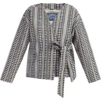 Dreimaster Cárdigan navy / blanco lana