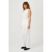Soulland Ula Pants White Talla: M/L | Pantalones Formales Outlet | Unisex | Blanco