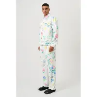 Soulland Declan Jacket White Aop Talla: XS/S | Chaquetas Vaqueras Outlet | Unisex | Blanco