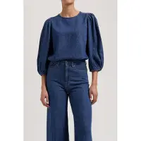 MUD Jeans Gloria Shirt Stone Indigo Talla: XS | Blusas Outlet | Mujer | Azul