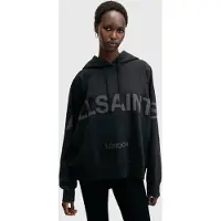AllSaints Talon Biggy Hoody Black Talla: XS | Sudaderas con Capucha Outlet | Mujer | Negro
