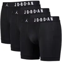 Jordan Calzoncillo boxer 'Flight' negro / blanco