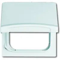 Busch-Jaeger BUSCH JAEGER 2118GK-32: Anillo intermedio para interruptor, apto para todo tipo de clima, protección IP44, color blanco