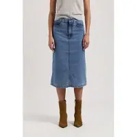 MUD Jeans Gwen Mid Skirt Stone Vintage Talla: S | Faldas Midi Outlet | Mujer