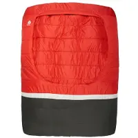 Sierra Designs - Frontcountry Bed Queen 20 - Saco de dormir fibra sintética rojo/gris