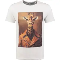 Key Largo Camiseta ' SMART GIRAFFE ' mezcla de colores / blanco