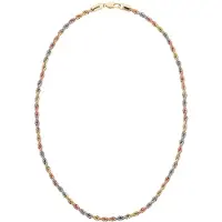 NAEMI Cadena oro / oro rosa / plata