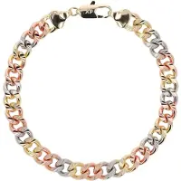 NAEMI Pulsera oro / oro rosa / plata