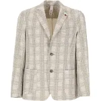 Distretto12 Chaqueta saco 'Tadeo' beige / caqui / verde pastel