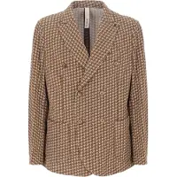 Distretto12 Chaqueta saco 'Dub' beige / marrón