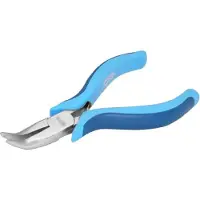 Hilcar Alicate curvo Ferrestock, 125 mm, color azul. Azul, talla única