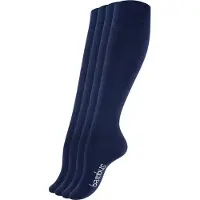 Vincent Creation® Calcetines hasta la rodilla azul oscuro