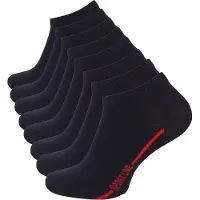 Vincent Creation® Calcetines 'Sport Line' rojo oscuro / negro