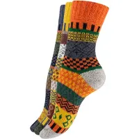 Vincent Creation® Calcetines amarillo / gris / verde / naranja