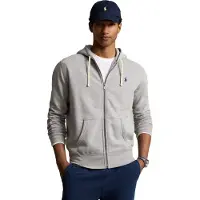 Ralph Lauren para hombre. 710813297002 Sudadera RL con capucha gris (M), Casual, Algodón, outlet 2026.
