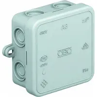 OBO Bettermann 2000075: Caja de conexión (ancho x alto) 75 mm x 75 mm (2000075)