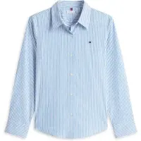 Tommy Hilfiger Blusa 'ESS' azul claro / blanco