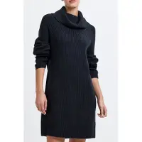 French Connection Babysoft Ribbed Dress Black Talla: L | Mini Vestidos Outlet | Mujer | Negro