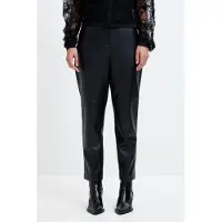 French Connection Pu Trousers Black Talla: 16 | Pantalones de Cuero Outlet | Mujer | Negro