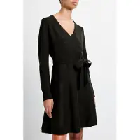 French Connection Babysoft Wrap Mini Dress Brunswick Green Talla: XL | Mini Vestidos Outlet | Mujer | Verde