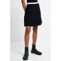 French Connection Babysoft Knit Skirt Black/classic Cream Talla: S | Mini Faldas Outlet | Mujer | Blanco