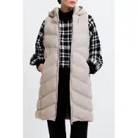French Connection Gilet Row Hood Mid Putty Talla: L | Chaquetas Outlet | Mujer
