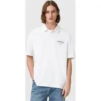 AllSaints Underground Ss Polo Ashen White Talla: S | Polos Outlet | Hombre | Blanco