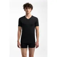 Adam Undertee Valerio Black Talla: M | Ropa Interior Outlet | Hombre | Negro