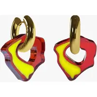 Ace & tate Unisex Felt Rae Vermilion Talla: M | Pendientes Outlet | Unisex | Rojo