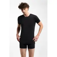 Adam Undertee Oxford Black Talla: L | Ropa Interior Outlet | Hombre | Negro