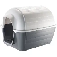 Ferplast KENNY, casa para mascotas de plástico, dimensiones: 80 x 111,6 x 80 cm