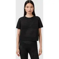 AllSaints Alice Tee Black Talla: S | Camisetas de Seda Outlet | Mujer | Negro