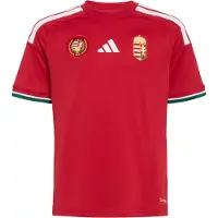 Adidas Camiseta funcional 'Hungary 26 Home Kids' mostaza / rojo vivo / blanco