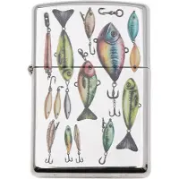 Zippo Fishing Hooks Design 46319-000002, mechero