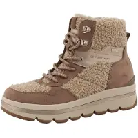 Tom Tailor Botines con cordones camelo / arena