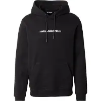 Karl Lagerfeld Black Sweat Hoody Talla: S | Sudaderas con Capucha Outlet | Hombre | Negro