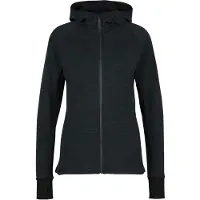Stoic - Women's MerinoFleece260 FlenSt. Zip Hoody - Sudadera de lana merina size S, negro