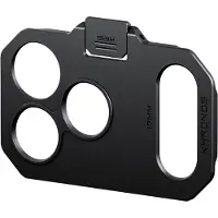 Tilta Khronos Adaptador de objetivo de 17mm con rosca para iPhone 17 Pro Max - Gris espacial