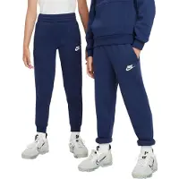 Nike Pantalón 'Club Fleece' azul oscuro / blanco