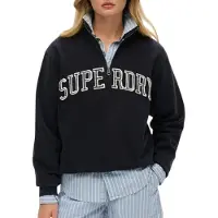 Superdry Sudadera Con Media Cremallera Athletic Essential Applique
