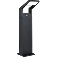 Paulmann Lámpara de poste LED Juntea con sensor de movimiento (IR) y control de luz ambiental