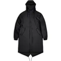 Rains - Chaquetas - Fishtail Parka W3 Black - Talla S - Negro