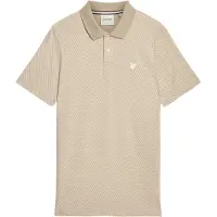 Lyle & Scott Jacquard Polo Shirt Natural Talla: S | Polos Outlet | Hombre
