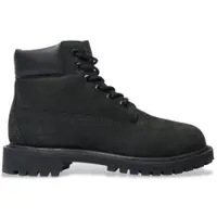 Timberland unisex para niños. TB1127070011 Botas 6 Inch Premium negro (34.5), Piel, Plano, Cordones, Casual, moda infantil, outle