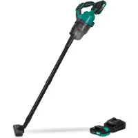 Vonroc Aspirador escoba potente sin cable 20V | Incl. 2 baterías 2.0Ah y cargador rápido