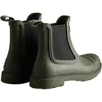 Hunter - Commando Chelsea Boot - Botas de agua size 43, oliva