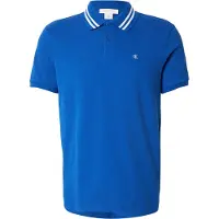 Calvin Klein Ss Monogram Pique Polo Chase Blue Talla: S | Polos Outlet | Hombre | Azul