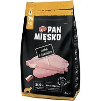 PAN MIĘSKO : Pavo con faisán. Alimento seco para perros – 3 kg